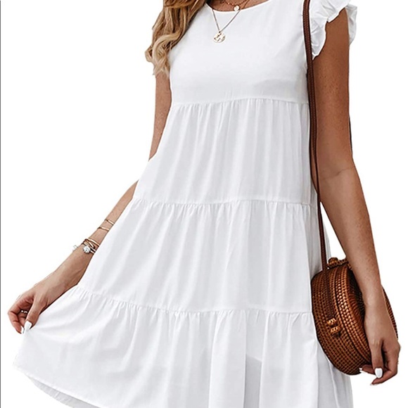 White summer dress - Picture 1 of 4